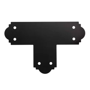 Outdoor Accents® Mission Collection® ZMAX®, Black Powder-Coated T Strap for 6x6