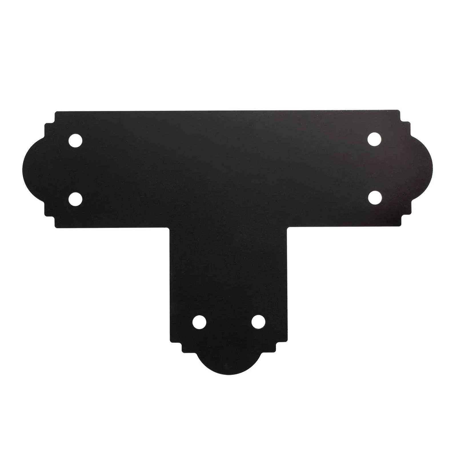 Outdoor Accents® Mission Collection® ZMAX®, Black Powder-Coated T Strap for 6x6