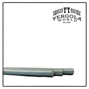 5/8"-11 x 10' All Thread Rod, Zinc