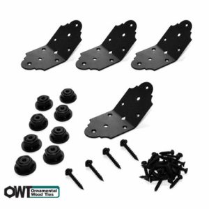 4" Flush Inside 45 Angle Bracket (4PK) - LS