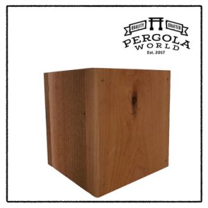 Large Decorative Wood Post Boots (Fits 8x8" Post)