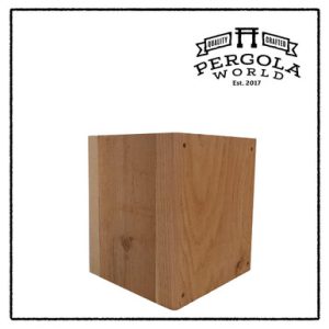 Medium Decorative Wood Post Boots (Fits 6x6" Post)