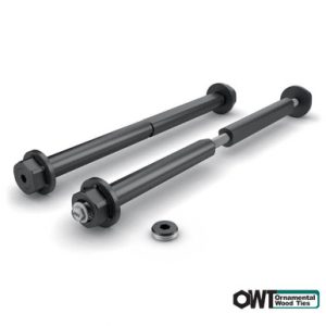 3/4x10-12 OWT Timber Bolts, 2pk