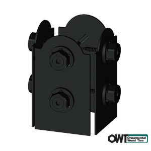 4"x4" Faux Post Base Plates - LS