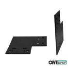6" Flush Outside 90 Plate Connector Truss Ties (2PK)
