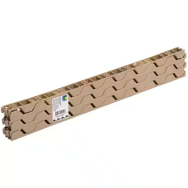 PALRAM SUNTUF 24" Lg Universal Horizontal Plastic Closure Strip - Poly Attachment - 6 Pack