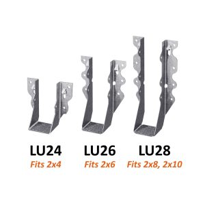 Light Face-Mount Joist Hanger - 2x4, 2x6, 2x8